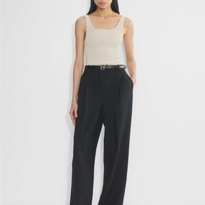 Aritzia Sculpt Knit Squareneck Tank - Matte Pearl Size S